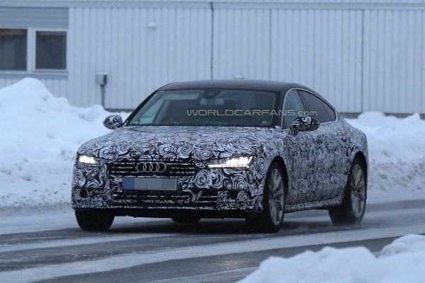шпионское фото 2015 audi a7