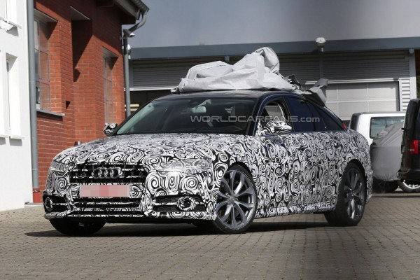 шпионские фото  2015 Audi S6 