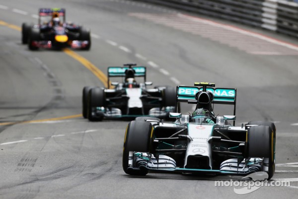 Monaco GP Mercedes duo