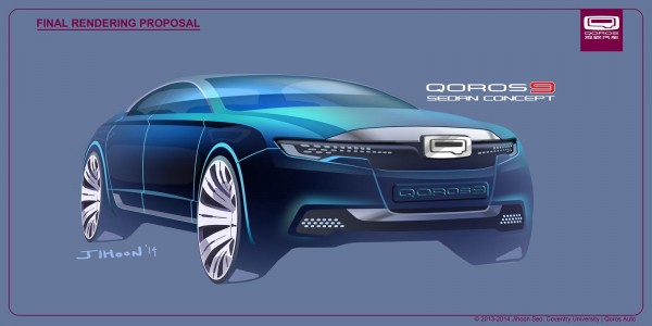 концепт флагманского Qoros  9 Sedan