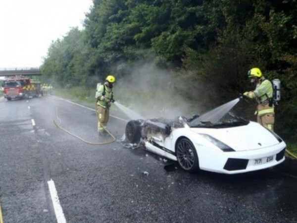  Lamborghini Gallardo Supperleggera пожар