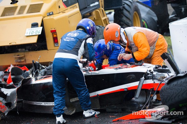 F1 Marussia Crash