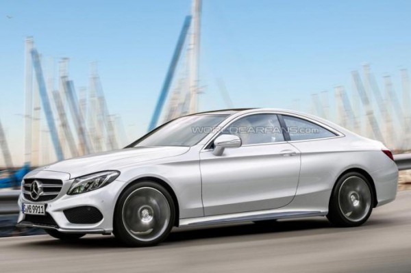 2016 Mercedes C-Class Coupe рендер