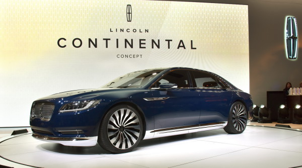 Lincoln Continental Concept at New York International Auto Show.