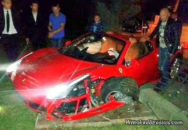 Ferrari 458 Spider разбился в ЮАР